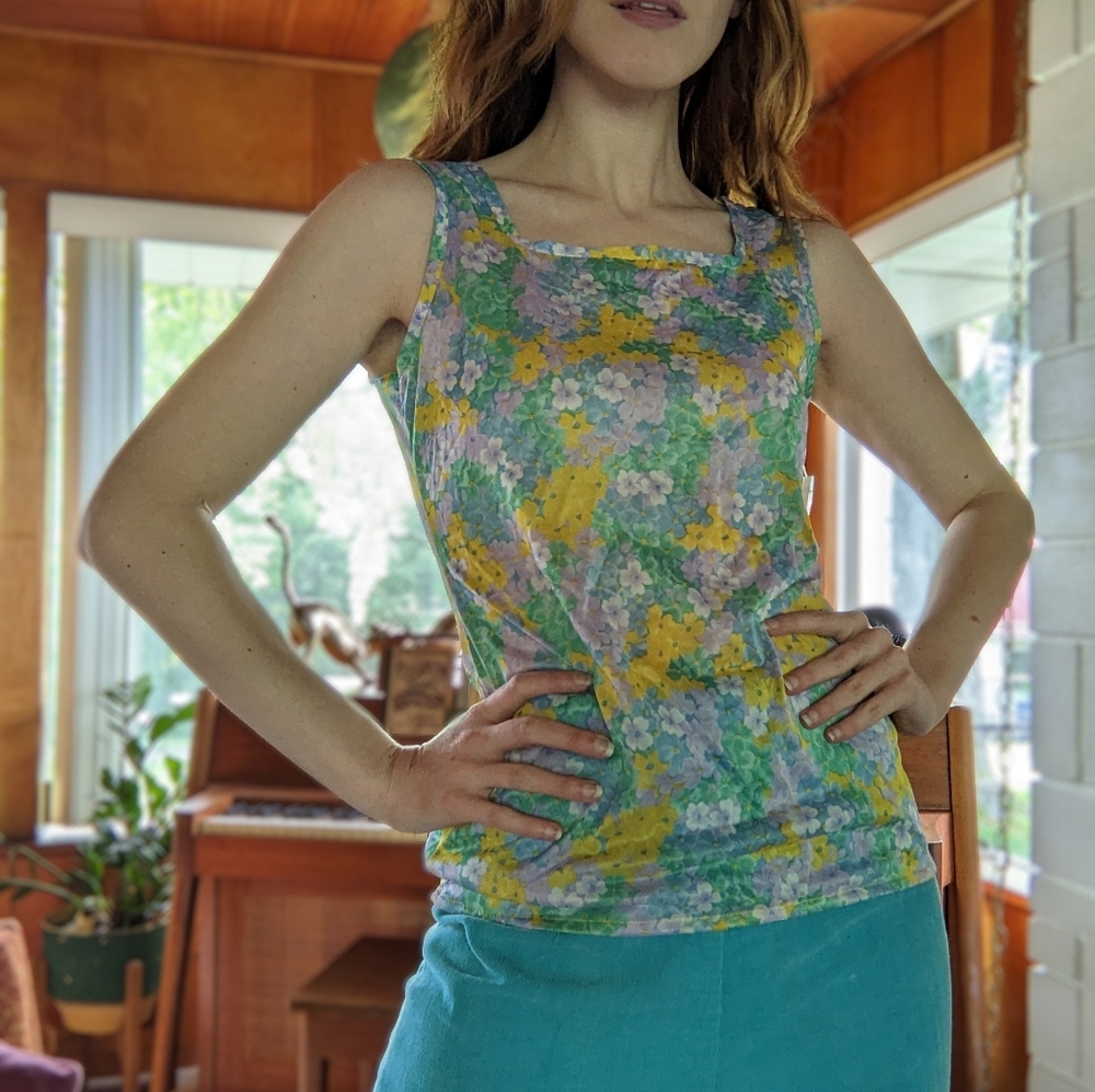 Vintage Jantzen Floral Top
